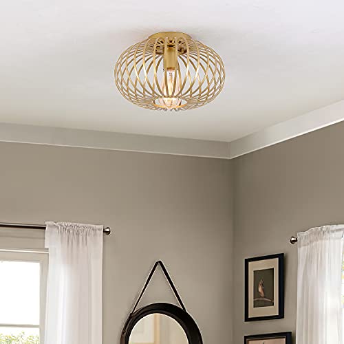 VIP Shopping: Modern Gold Cage Ceiling Light Fixture