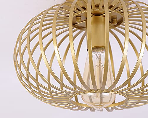 VIP Shopping: Modern Gold Cage Ceiling Light Fixture