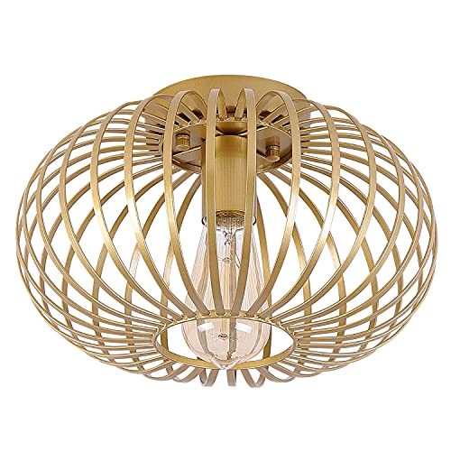 VIP Shopping: Modern Gold Cage Ceiling Light Fixture