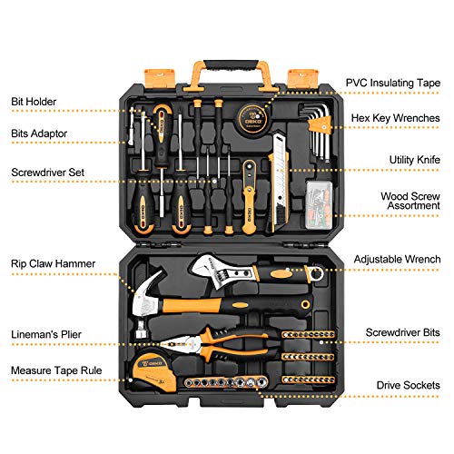 DEKOPRO 100-Piece Home Repair Tool Set VIP Shopping