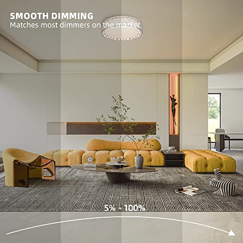 VIP LED Dimmable Ceiling Light, 14" Round Fixture