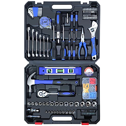 146 Piece Home Improvement DIY Tool Kit with Case