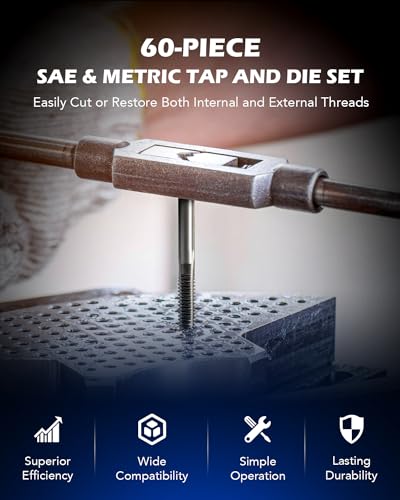 ORION MOTOR TECH 60-Piece Tap and Die Set