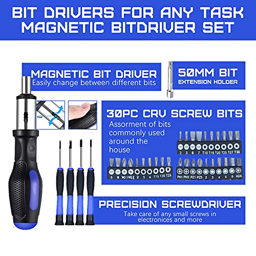 146 Piece Home Improvement DIY Tool Kit with Case