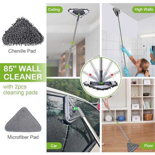 ROKOXIN 85" VIP Wall Cleaner - Versatile Bathroom Scrubber