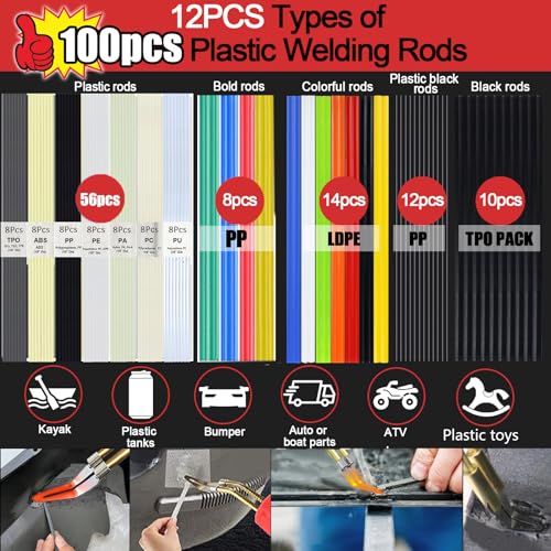 VIP Plastic Welder Kit: 220W, 800PCS Hot Staples