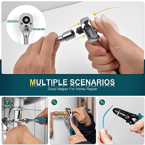 287PCs GoYwato Home Tool Kit - Essential Maintenance Set