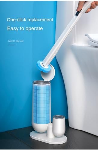 Toilet Cleaning Kit - Brush with 24 Cleaner Refills