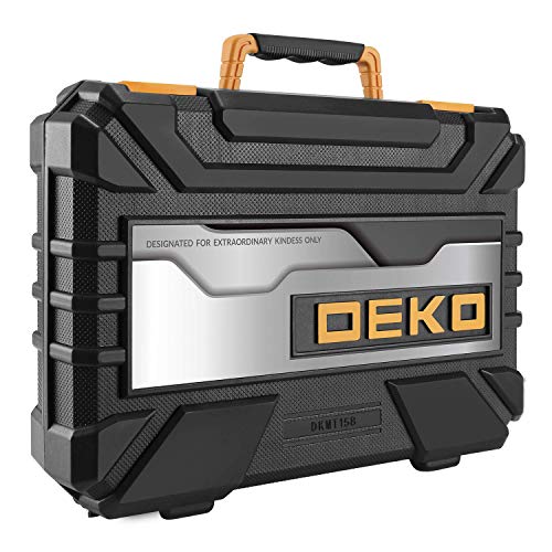 DEKOPRO 158-Piece VIP Hand Tool Kit in Plastic Box