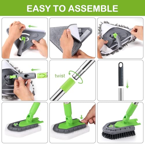 ROKOXIN 85" VIP Wall Cleaner - Versatile Bathroom Scrubber