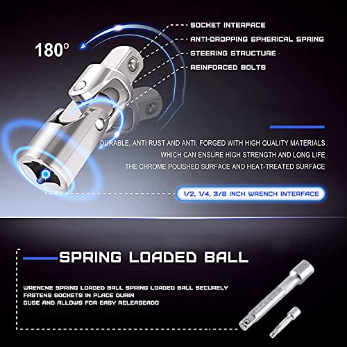 146 Piece Home Improvement DIY Tool Kit with Case