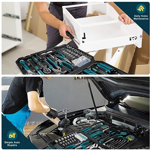 287PCs GoYwato Home Tool Kit - Essential Maintenance Set