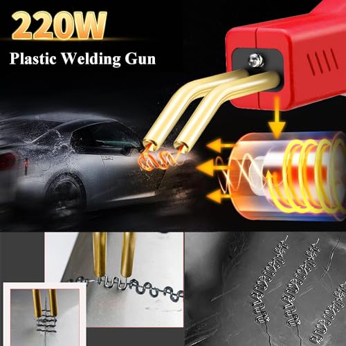 VIP Plastic Welder Kit: 220W, 800PCS Hot Staples