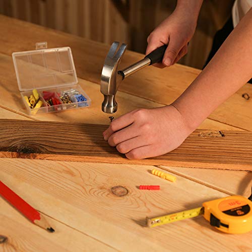 DEKOPRO 196-Piece General Household Tool Kit with Hammer & Pliers