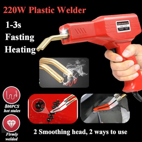 VIP Plastic Welder Kit: 220W, 800PCS Hot Staples