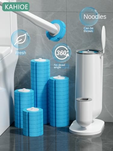 Toilet Cleaning Kit - Brush with 24 Cleaner Refills