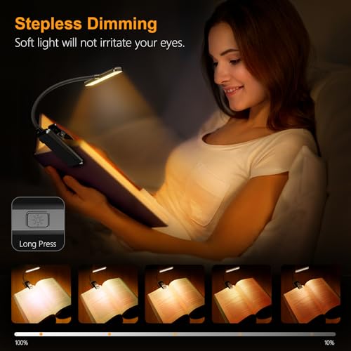 19 LED Rechargeable Book Light with Memory Function