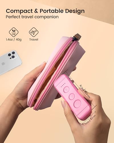 Glocusent Portable Clip-on Book Light, Dimmable & Compact