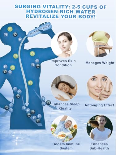 Hydrogen Water Bottle, 420ml - Generate Hydrating WaterVIP