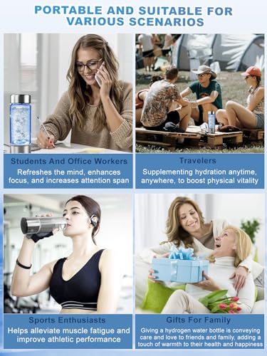 Hydrogen Water Bottle, 420ml - Generate Hydrating WaterVIP