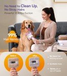 Oneisall Dog Grooming Vacuum Brush & Tools