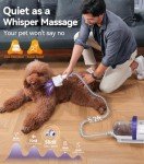 Oneisall Dog Grooming Vacuum Brush & Tools
