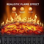 LINKLIFE Remote Control Electric Log Fireplace Heater