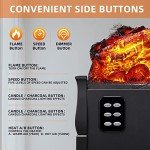 LINKLIFE Remote Control Electric Log Fireplace Heater