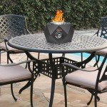 Onlyfire Portable Propane Fire Pit with Blue Glass