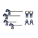 IRWIN QUICK-GRIP 8-Piece Woodworking Clamps Set