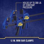 IRWIN QUICK-GRIP 8-Piece Woodworking Clamps Set