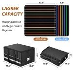 VIP Fireproof Locked Document Storage Organizer Box