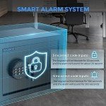 WASJOYE Fireproof Digital Safe Box for Valuables