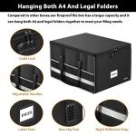VIP Fireproof Locked Document Storage Organizer Box