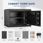 WASJOYE Fireproof Digital Safe Box for Valuables