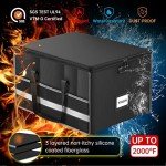 VIP Fireproof Locked Document Storage Organizer Box