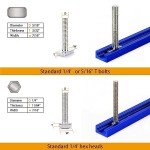 48" T-Track Woodworking Tools - 4 Pack