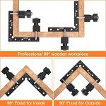 Aluminum Right Angle Clamps for Precision Woodworking