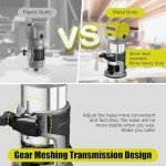 DEWINNER Compact Electric Hand Palm Router Tool