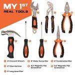 Kids Real Tool Set with Tool Belt & Bag