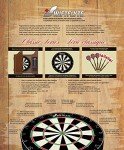 Elegant Dart Set with Stylish Cabinet