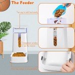 Automatic Pet Feeder and Water Dispenser Set
