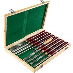 VEVOR 8-Piece Wood Lathe Chisel Set