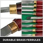 VEVOR 8-Piece Wood Lathe Chisel Set