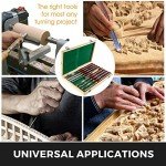 VEVOR 8-Piece Wood Lathe Chisel Set