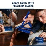 Precision 16-Piece Woodworking Tool Block Set
