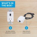 Safety Interlock Outlet with Limit Switch - 15 Amp