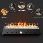 SENJOYS 71.1 cm Portable Propane Fire Pit