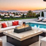 SENJOYS 71.1 cm Portable Propane Fire Pit