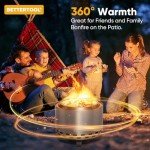 BETTERTOOL Smoke-Free Portable Fire Pit for Outdoors
